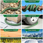 Garden Hose 75 ft Flexible Non-Expandable Water Hose Kink-Free Ultra Lightweight Leak-Proof Durable Portable Wear-Resistant Hoses Pipe with 3/4" Brass Fittings for Outdoor Yard Lawn Car Wash - Image 5