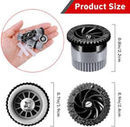 10 Pieces Variable Arc Nozzle, Replacement Pop-up Sprinkler Heads Compatible with Hunter, RainBird, Orbit High Efficiency Pop Up Sprinklers for Garden Lawn Irrigation (17AN) (Pack of 3) - Image 2