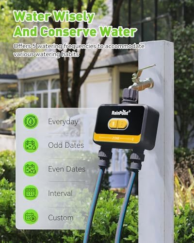 RainPoint WiFi Water Timer for Garden Hose,Yellow - Image 4
