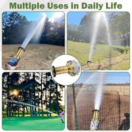 2 Inch NPSH Brass Fire Hose Nozzle with Aluminum Camlock - Image 6