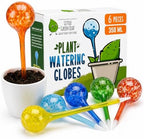 Large Plant Watering Globes 6 Pack – Jumbo Self Watering Bulbs, 350ml Set by LittleGreenLeaf