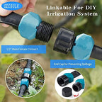 Secbulk 2026 Flat Soaker Hose 200 ft with Stakes for Garden, 50ft x 4 Linkable Drip Hose Diy Garden Irrigation System Saving 80% Water, Dual-layer Leak-free Design Water Hose with Holes - Image 3