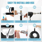Sewer Jetter Kit for Pressure Washer, 50FT 5800PSI Drain Jetter Hose Kit - Image 5