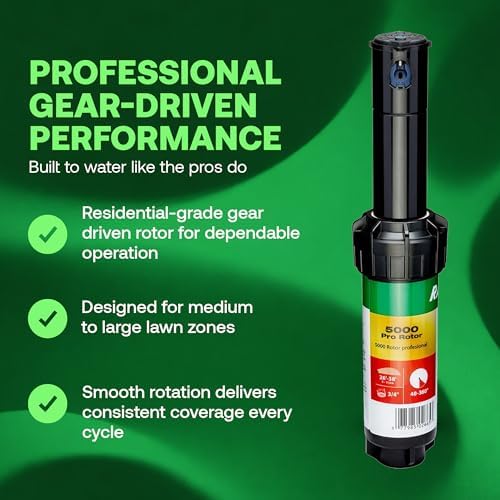 Rain Bird 5000 Rotor with Nozzle Tree 6 Pack + Rotor Screwdriver Tool - Image 2