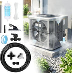 Air Conditioner Evaporative Cooling Kit, AC Condenser Misting System with Water Filter and Pipe Cutter, Cooling System for Residential Sun-Exposed Condensers & High-Temperature Climate Homes by Unknown