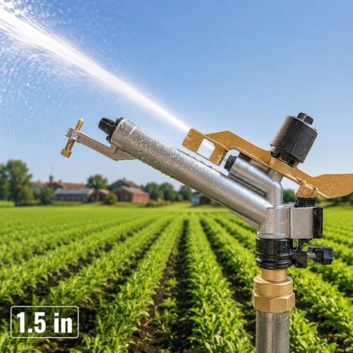 360 Adjustable Impact Sprinkler Rain Gun for Long-Range Irrigation - Image 2