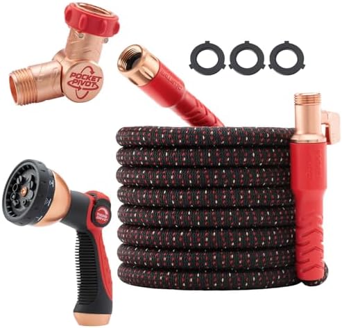 Pocket Hose Ballistic 75 FT Expandable Garden Hose, No-Kink, As Seen on TV by PocketHose