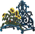IOCCIOBB Garden Hose Holder Heavy Duty Decorative Metal Garden Wall Mounted Decorative Hose Reel Hanger Organizer Metal Art by IOCCIOBB
