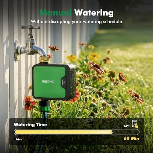 RESTMO Smart WiFi Water Timer, APP Control Sprinkler Timer - Image 6