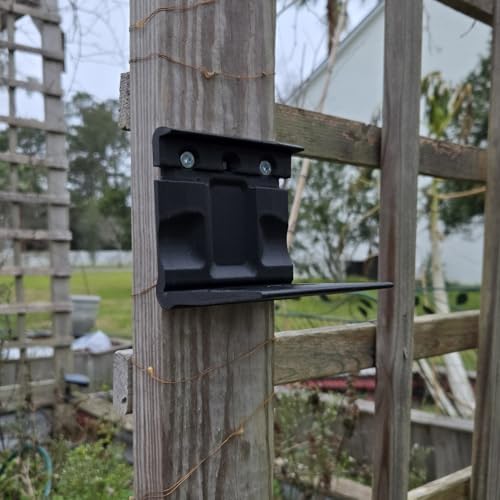 Mounting Bracket Compatible with Orbit B-hyve XD 4-Port Smart Hose Watering Timer (Model 24634 & 24639), Heavy-Duty Wall, Post, or Fence Mount with Zip Ties & Screw, Clip-in Design (White) - Image 3