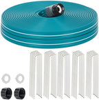 LINEX Sprinkler Soaker Hose 75 ft for Garden Lawn Watering Hose with Stakes by LINEX