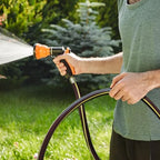 25 ft 5/8” Heavy Duty Garden Hose, Solution4Patio, Male to Female Fittings - Image 4