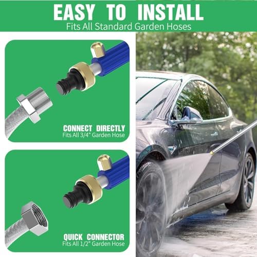 AgiiMan 18 Inch High Pressure Jet Nozzle for Garden Hose - Image 4