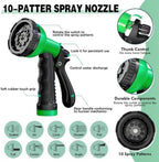 100 ft Metal Garden Hose - Stainless Steel Flexible No-Kink Design for Heavy-Duty Watering Lightweight & Rust-Resistant Water Pipe for Easy Handling - Image 3