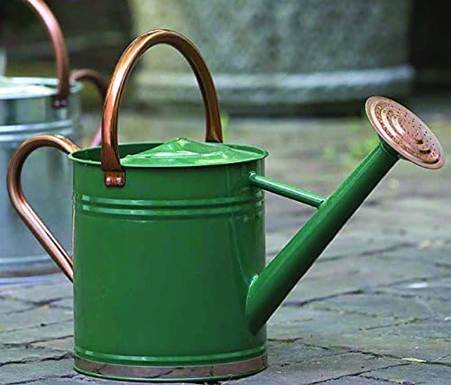 Gardman 8327 Hunter Green Galvanized Steel Watering Can with Copper Accents, 1-Gallon - Image 3