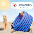 SPECILITE Hot/Cold Garden Water Hose 100 ft x 3/4", -50℉ to 190℉, Blue - Image 2