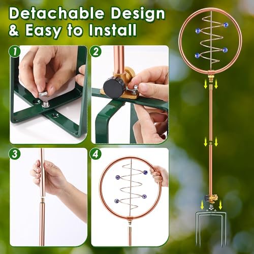 34" Ornamental Sprinkler, 360° Rotating, Wave Circle - Image 6