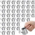 Layhit 50 Pcs Mini Watering Can Miniature Galvanized Watering Pot Water Can by ShungLan
