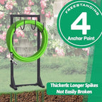 Garden Water Hose Holder for Outside Hose Stand Hanger Rack Freestanding - Image 2