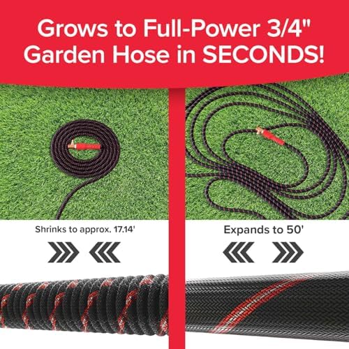 Pocket Hose Ballistic 50 FT Expandable Garden Hose, No-Kink, As Seen on TV - Image 2