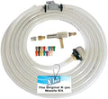 The Original X-Jet Nozzle Kit #20 | 7-8 GPM | Fixed Long-Range External Chemical Injection Nozzle for Efficient Chemical Application | 15-Color Proportioner Set & 15ft Hose Assembly | Extended Reach by X-JetTechnologies