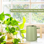 Watering Can for Indoor Plants, 35oz/1000ml Metal Stainless Steel Small Watering Can with Long Spout for House Plants Succulents Bonsai Indoor Gardening (Avocado Green) - Image 3