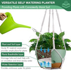 montresor 8/10/12 Inch Self Watering Hanging Planters for Outdoor/Indoor - Image 5