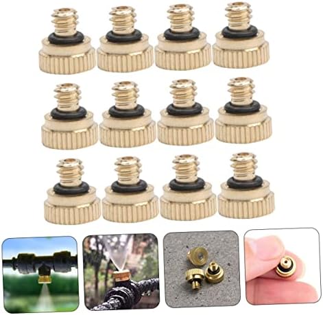 BESPORTBLE 60pcs Brass Misting Nozzle for Low Pressure Hose Sprayer Leak Atomizing Nozzles for Watering Irrigation and Outdoor Use - Image 7