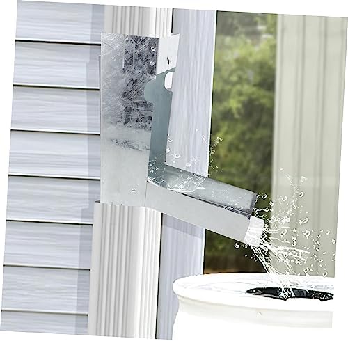 Rainwater Diverter Foldable Iron for 3x4 Inch Downspout - Image 5