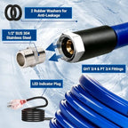 75FT Heated Water Hose for RV,-45 ℉ Anti-freezing Heated Garden Hose，Electrically Heated Hose of Rv Accessories，Rv Freshwater Hoses with Fittings - Image 7