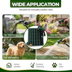 Garden Hose 50 ft, 2026 Upgraded Kink Free Flexible Water Hose 50ft With 10 Pattern Spray Nozzle, Leak-Proof, Portable, Ultra Lightweight & Durable Garden Hose for Yard, Lawn, Outdoor (DarkGreen) - Image 7