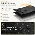 Wall Mounted Hose Reel Cover for VEVOR 100 ft Retractable Hose Reel 2022–2026,Waterproof Oxford fabric for Retractable Garden Hoses ReelsHeavy Duty Shield,Black - Image 3