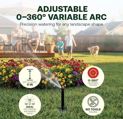 Rain Bird 1806VAN 1800 Series Professional, 6 Inch Pop Up Sprinkler Head - Image 3