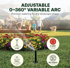 Rain Bird 1806VAN 1800 Series Professional, 6 Inch Pop Up Sprinkler Head - Image 3