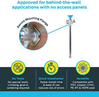 SharkBite 10 Inch Frost Free Sillcock, 1/2 x 3/4 Inch MHT, Push to Connect Brass Plumbing Fitting, PEX Pipe, Copper, CPVC, PE-RT, HDPE, 24629LF - Image 3