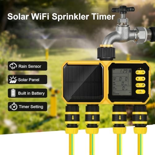 Eujgoov WiFi Water Irrigation Controller 4 Zone Hose Timer - Image 5