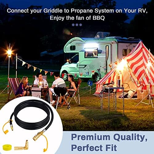 Upgraded 12FT RV Quick Connect Propane Hose for RV to Grill - Image 6