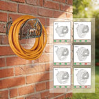 Garden Hose Holder Wall Mount for Outdoor Yard, 100 lbs Load Capacity Heavy-Duty Water Hose Hanger, Holds 150 Feet of Wall-Mounted Metal Deer Decorative Hose Rack Hook for Outside Patio, Garage - Image 3