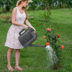 2 Gallon Watering Can for Indoor Plants, Garden Watering Cans for Outdoor Plant House Flower, Modern Plant Watering Can Large Long Spout with Sprinkler Head - Image 4