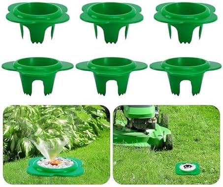 (6-Pieces) Sprinkler Head Cover Protector - Guard for In-Ground Irrigation, Anti-Crush Shield for Mowers & Foot - Image 6