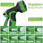 Flexible Garden Hose 100 ft, 2026 New No Kink Water Hose 100ft, 10 Function Nozzle, Solid Brass Fittings, Reinforced Outer Fabric & Inner Core, Ultra Lightweight for Gardening, Cleaning, Car Washing - Image 5