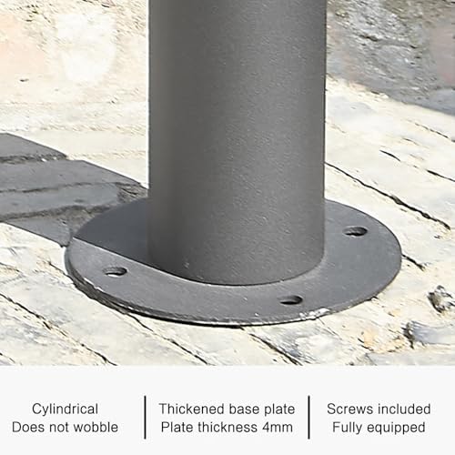 Outdoor Water Column with Faucet and Spray Gun, Anti-Freeze Spigot with Hose Holder, Side/Bottom Inlet for Garden Irrigation and Car Washing - Image 4