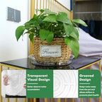 80 Pack 12 Inch Plant Saucer Clear Plant Saucers for Outdoors Plants Drip Trays Extra Large Pot Saucer No Holes Pot Saucers Planter Trays for Outdoor Plants Bulk Plastic Tray for Flower, Potted Tree - Image 5