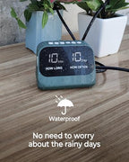 Automatic Watering System for Potted Plants, Plant Waterer, DIY Drip Irrigation Kit with Smart Timer, Waterproof LED Display & Large Capacity Battery, Precise Distribution of Water (Green) - Image 5