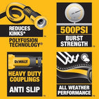 DEWALT Professional Grade Heavy Duty Garden Hose 100 Feet x 5/8 Inch - Image 4