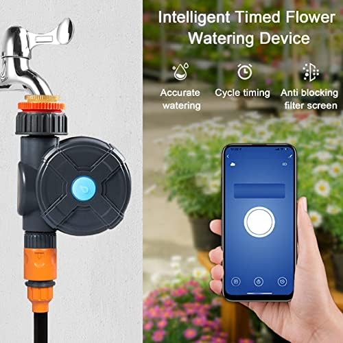Sprinkler Timer for Garden Hose, Smart Sprinkler Controller, Cycle Timing Irrigation System Controller, Bluetooth Remote Control Water Timer - Image 4