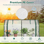 Happygrill Portable Mini Greenhouse w/Roll-up Zipper Door & PE Cover - Image 3