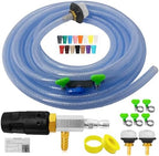 Adjustable Long Range Downstream Injection Nozzle Kit 4-4.5 GPM, Pressure Washer Spray Nozzle, Spray Nozzle Pressure Washer with 1/4" Quick Connect/15FT Hose/Shut-off Valve/Filter.2500 to 4000 PSI. by Unknown