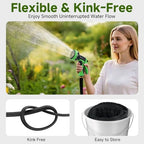 Garden Hose 75 FT, High-Pressure Water Hose with 10 Spray Nozzles - Image 4