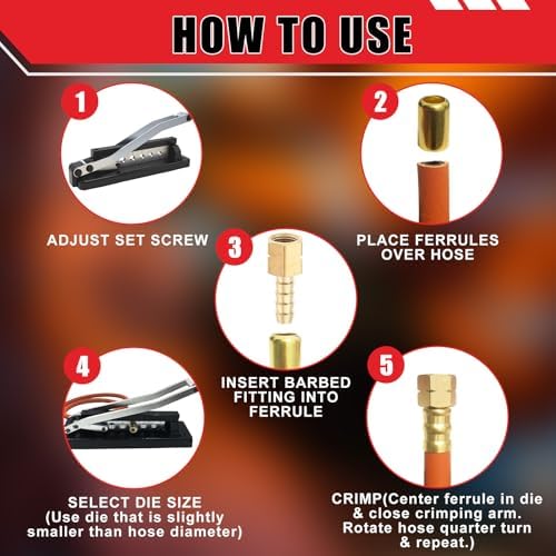 American Standard 3/8 Bench Hose Repair Cremper Kit - Image 5